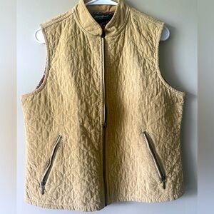 EDDIE BAUER Corduroy Beige Vest